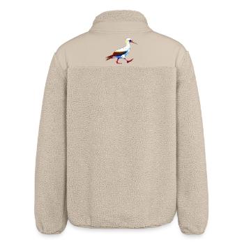 Cadeau des Nazca - Veste sherpa unisexe coupe décontractée Stanley/Stella - beige - Dos
