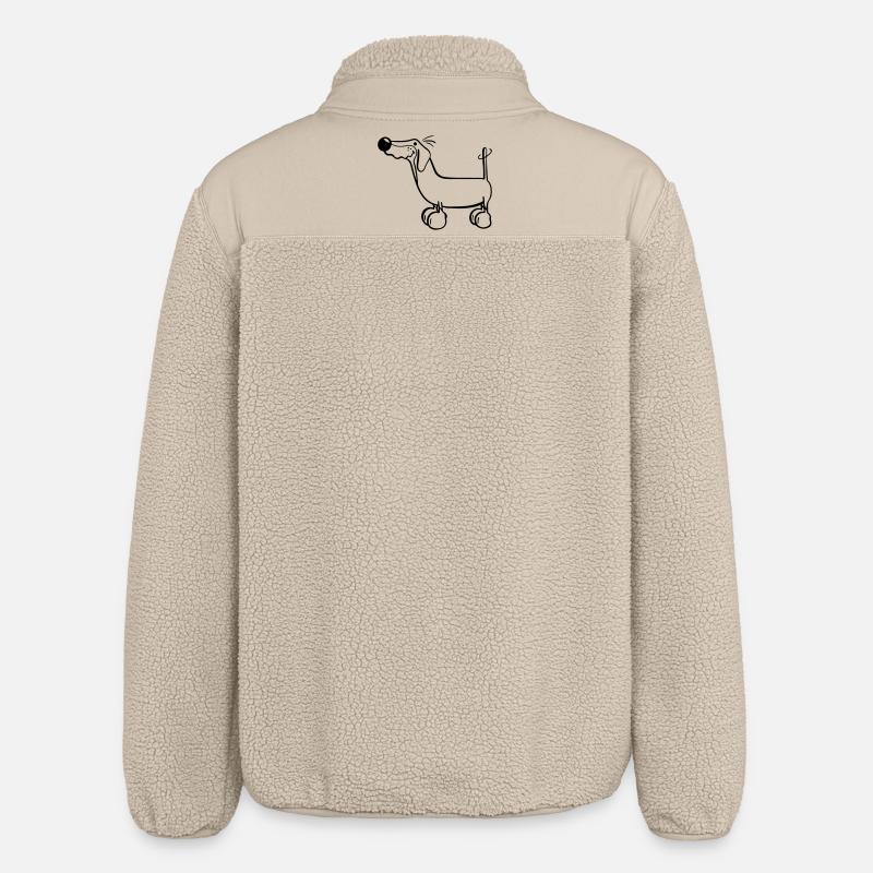 Teckel - Veste sherpa unisexe coupe décontractée Stanley/Stella - beige