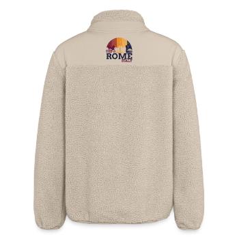 Rome - Italie - Veste sherpa unisexe coupe décontractée Stanley/Stella - beige - Dos