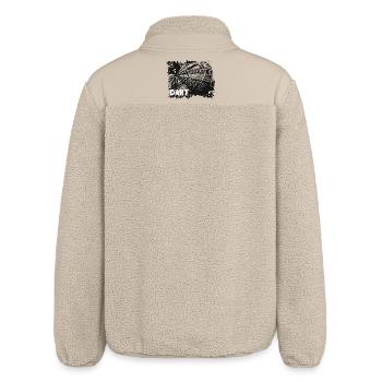 Dartboard - Darts - Darts - Darts - Relaxed Fit Unisex Sherpa Jacket by Stanley/Stella - beige - Back