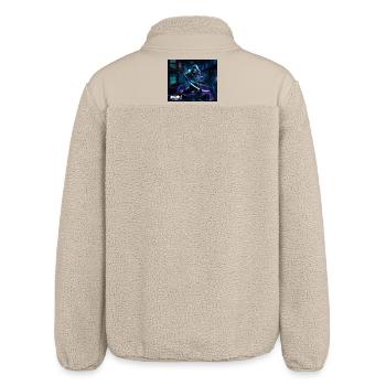 Graffiti Anime Samouraï - Veste sherpa unisexe coupe décontractée Stanley/Stella - beige - Dos
