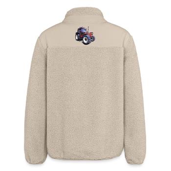 Feldkraft 80-90 - Relaxed Fit Unisex Sherpajacke von Stanley/Stella - Beige - Hinten