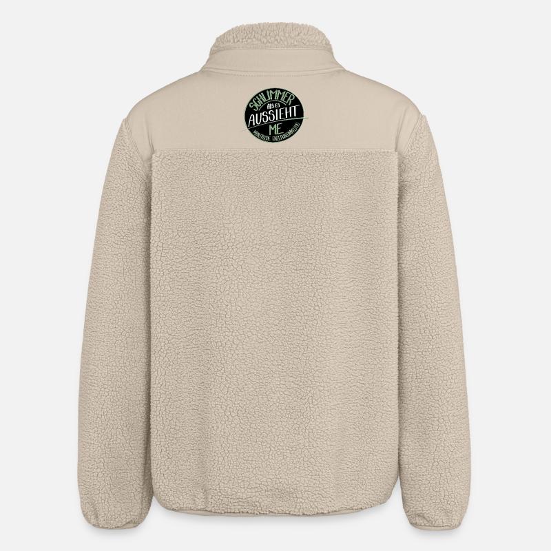 Schlimmer als es aussieht, M.E.  - Relaxed Fit Unisex Sherpajacke von Stanley/Stella - Beige