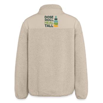 Homöopathie-Dosierung Small Heal Tall Professional - Relaxed Fit Unisex Sherpajacke von Stanley/Stella - Beige - Hinten