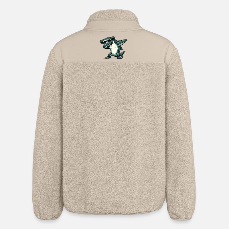 Requin-marteau à dabber - Veste sherpa unisexe coupe décontractée Stanley/Stella - beige