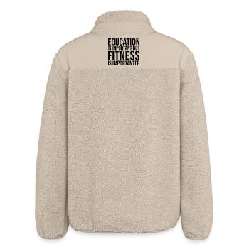 Fitness - Relaxed Fit Unisex Sherpa Jacket by Stanley/Stella - beige - Back