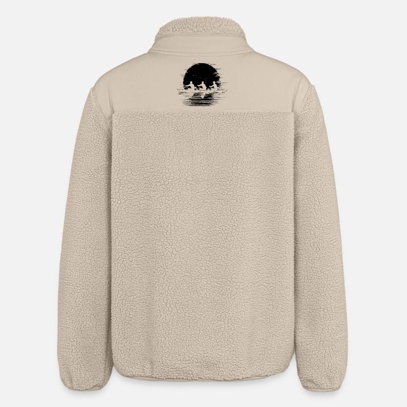 Équipe d’aviron - Veste sherpa unisexe coupe décontractée Stanley/Stella - beige