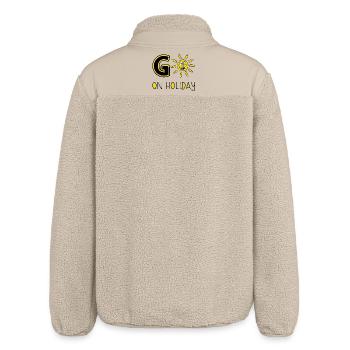 Sun and holidays - Relaxed Fit Unisex Sherpa Jacket by Stanley/Stella - beige - Back
