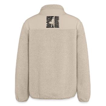 Marching drummers - Relaxed Fit Unisex Sherpa Jacket by Stanley/Stella - beige - Back