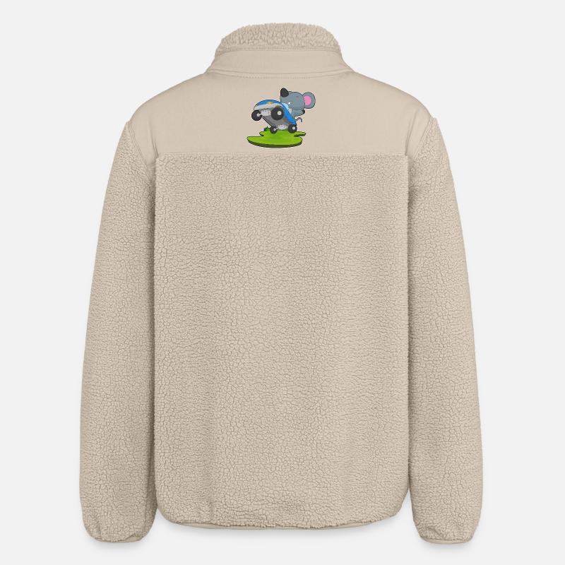 Souris automatique - Veste sherpa unisexe coupe décontractée Stanley/Stella - beige