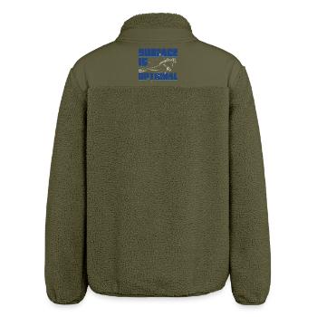 Plongeurs Plongée sous-marine Plongée - Veste sherpa unisexe coupe décontractée Stanley/Stella - kaki - Dos