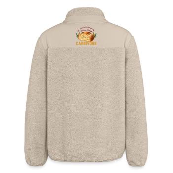Sauerteigbrot Backkarbivore San Francisco - Relaxed Fit Unisex Sherpajacke von Stanley/Stella - Beige - Hinten