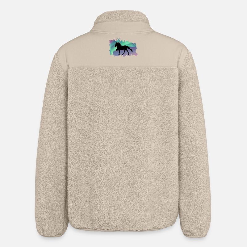 Firefly_Ich_moechte_ein_Vektor_mit_einem_toelte - Relaxed Fit Unisex Sherpa Jacket by Stanley/Stella - beige