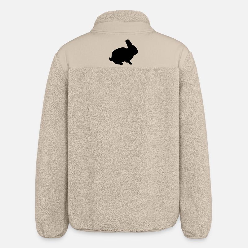 Bunny - Relaxed Fit Unisex Sherpa Jacket by Stanley/Stella - beige