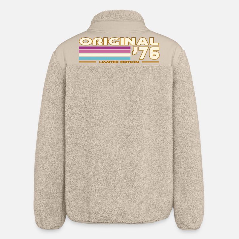 Original 76 Édition Retro - Veste sherpa unisexe coupe décontractée Stanley/Stella - beige