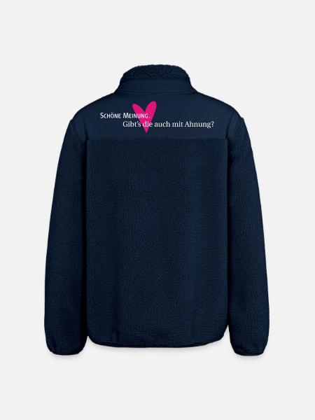 Opinion et intuition - Veste sherpa unisexe coupe décontractée Stanley/Stella - marine