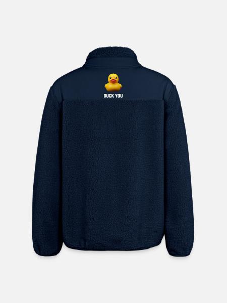 Duck ou - Relaxed Fit Unisex Sherpa Jacket by Stanley/Stella - navy