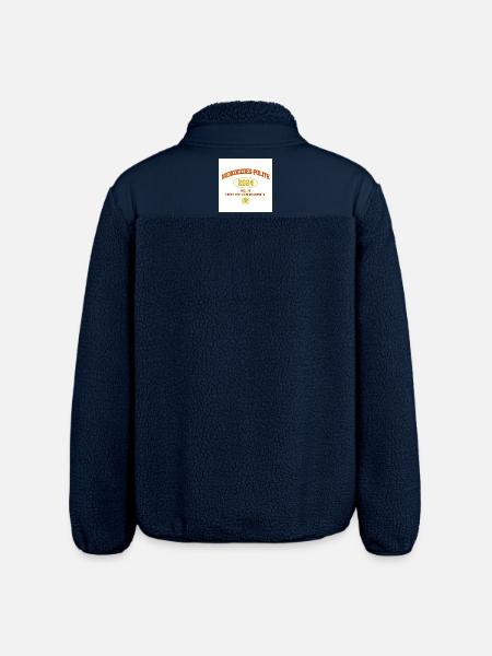 Humorous Politics Tshirt Merz - Relaxed Fit Unisex Sherpa Jacket by Stanley/Stella - navy
