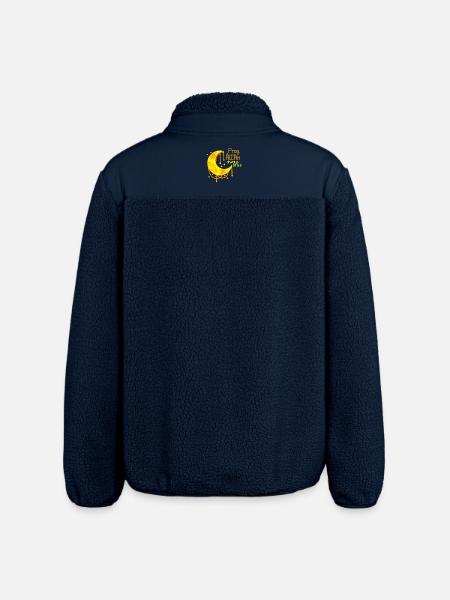 Islam shirt halvmåne siger Allah - Stanley/Stella unisex sherpajakke afslappet pasform - marineblå
