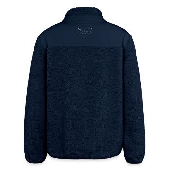 Longboard - longboard (blanc) - Veste sherpa unisexe coupe décontractée Stanley/Stella - marine - Dos - AI Model Male 185 light (185cm)