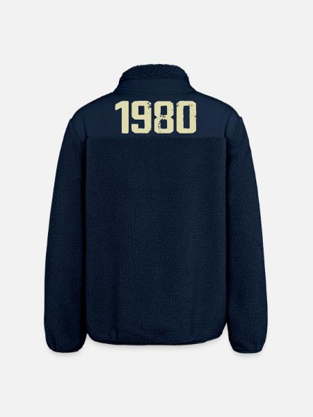 Jubiläum 1980 - Relaxed Fit Unisex Sherpajacke von Stanley/Stella - Navy