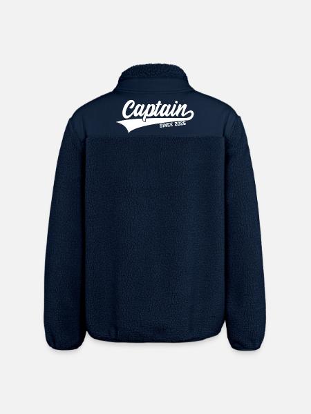 CAPTAIN SINCE 2026 KAPITÄN - Relaxed Fit Unisex Sherpa Jacket by Stanley/Stella - navy