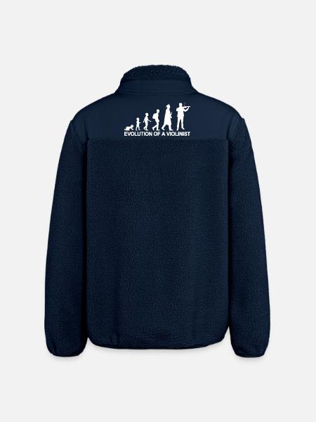 Development of a violinist - Relaxed Fit Unisex Sherpa Jacket by Stanley/Stella - navy