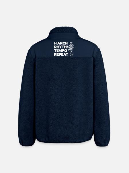 March Rhythm Tempo Repeat - Relaxed Fit Unisex Sherpajacke von Stanley/Stella - Navy