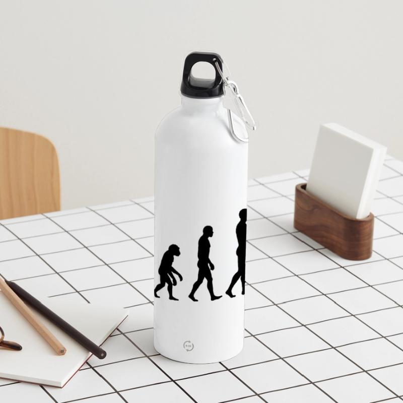 EVOLUTION RUNNERIN PUISSANCE ! AJUSTEMENT DE COUREUR DE JOGGING Gourde panoramique avec mousqueton 750 ml