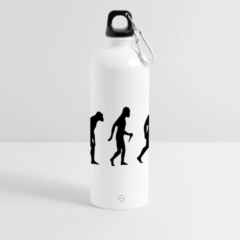 Evolution Rollstuhl. Die Rollstuhl-Evolution * Panorama Trinkflasche mit Karabiner 750 ml