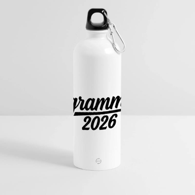 Programmeur 2026 – Conception de codage Gourde panoramique avec mousqueton 750 ml