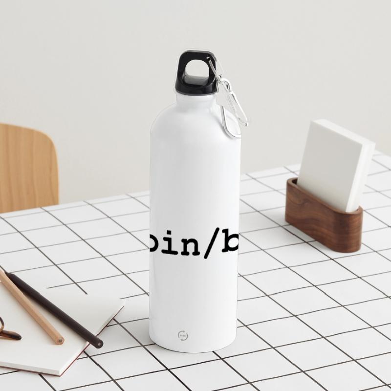 Shell bash / bourne-again sous Linux et Unix Gourde panoramique avec mousqueton 750 ml