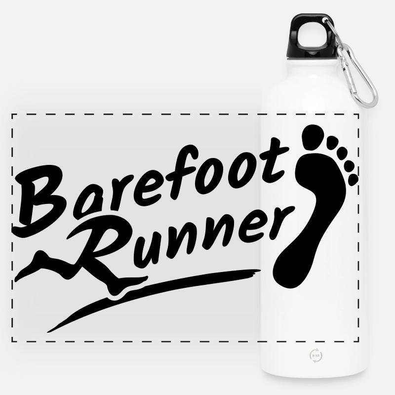 barefoot runner barefoot runner 2025 1-arbig - Panoramic Drinks Bottle with Carabiner 750 ml - white