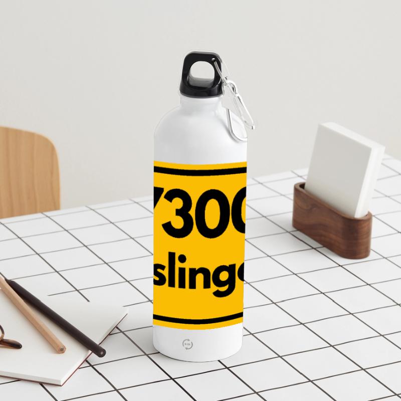 OLD POSTCODE ZIP CODE RETRO 7300 ESSLINGEN SCHABEN Panoramic Drinks Bottle with Carabiner 750 ml