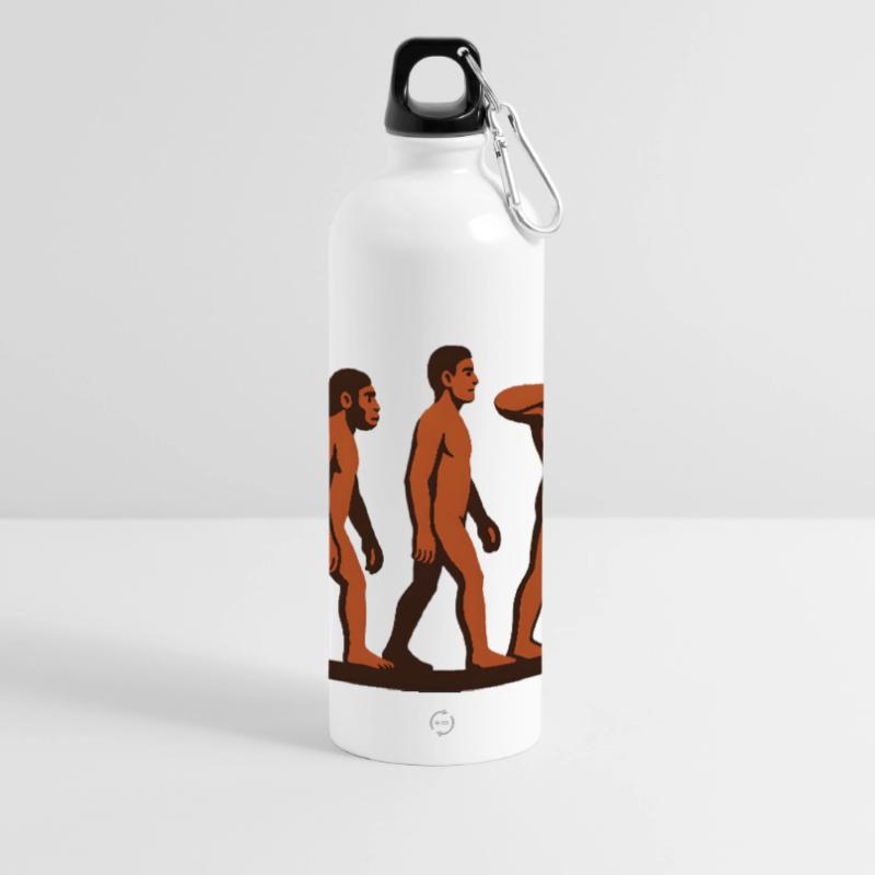 Evolution Archery Bow Target Archer Panoramic Drinks Bottle with Carabiner 750 ml