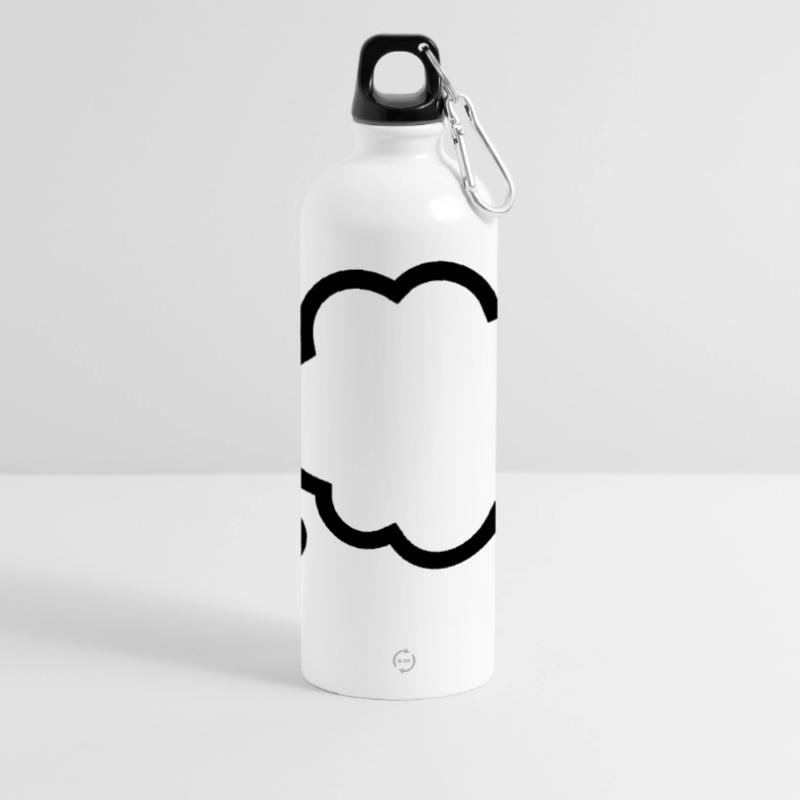 Thinking Bubble Comic Thought Bubble Bubble Thoughts Panoramic Drinks Bottle with Carabiner 750 ml