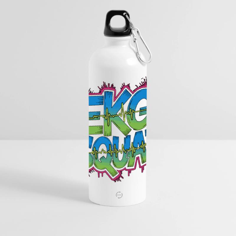Cardiac Tech EKG Squad Pacemaker Technician Panorama Trinkflasche mit Karabiner 750 ml
