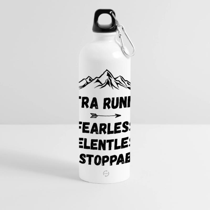 Ultra Runner - Intrépide. Implacable. Imparable. Gourde panoramique avec mousqueton 750 ml