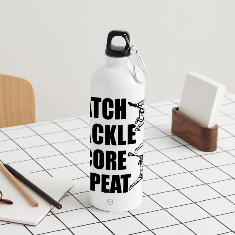Attraper, plaquer, pointer, répéter Gourde panoramique avec mousqueton 750 ml