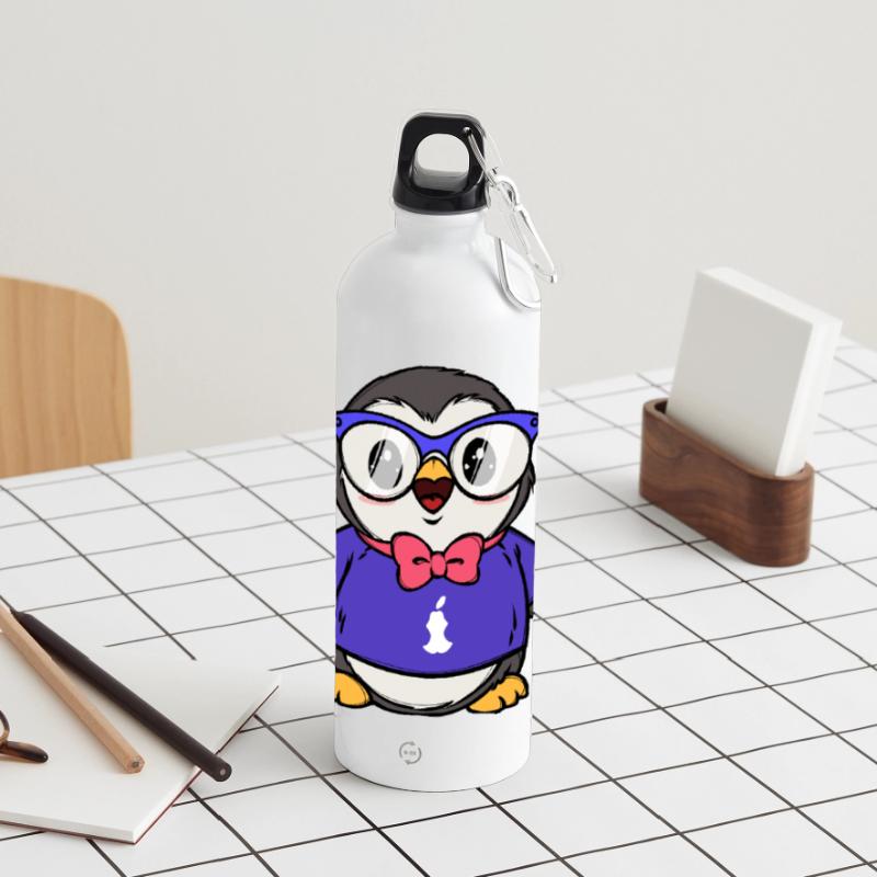 Softwareentwickler Code Developer Programmierer Panorama Trinkflasche mit Karabiner 750 ml