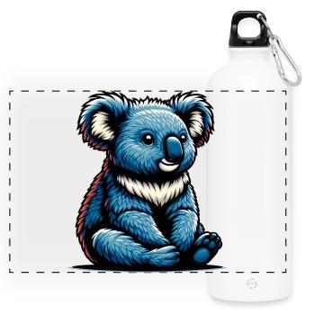 Koala - Panoramic Drinks Bottle with Carabiner 750 ml - white - Front