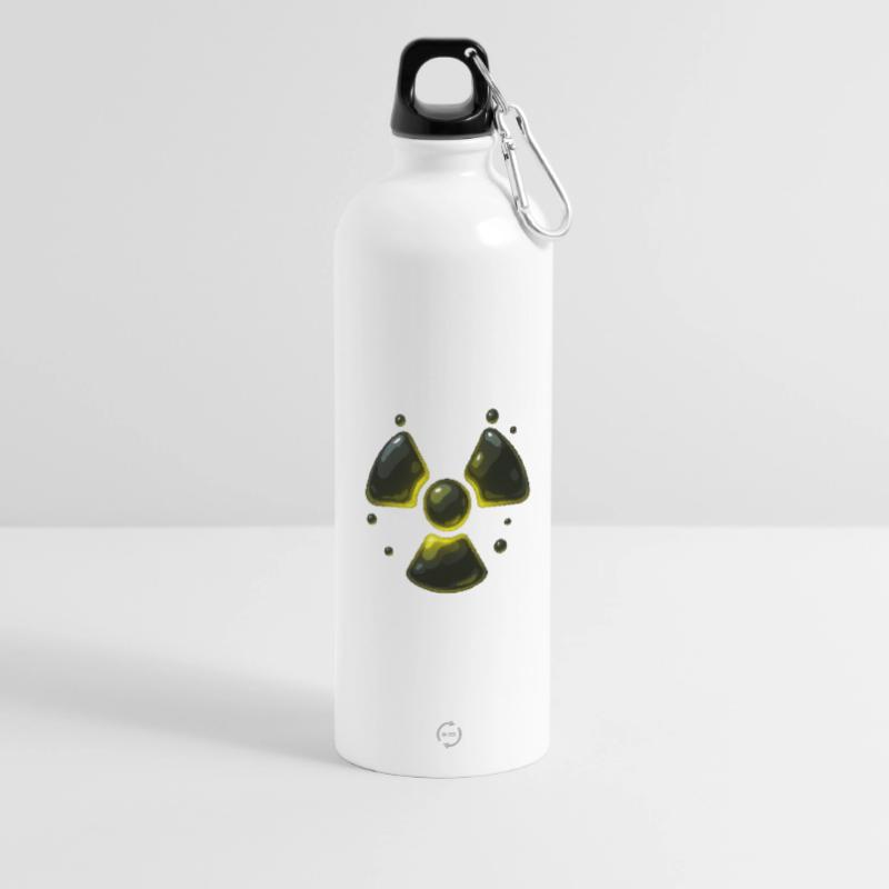 Radioactive Panoramic Drinks Bottle with Carabiner 750 ml