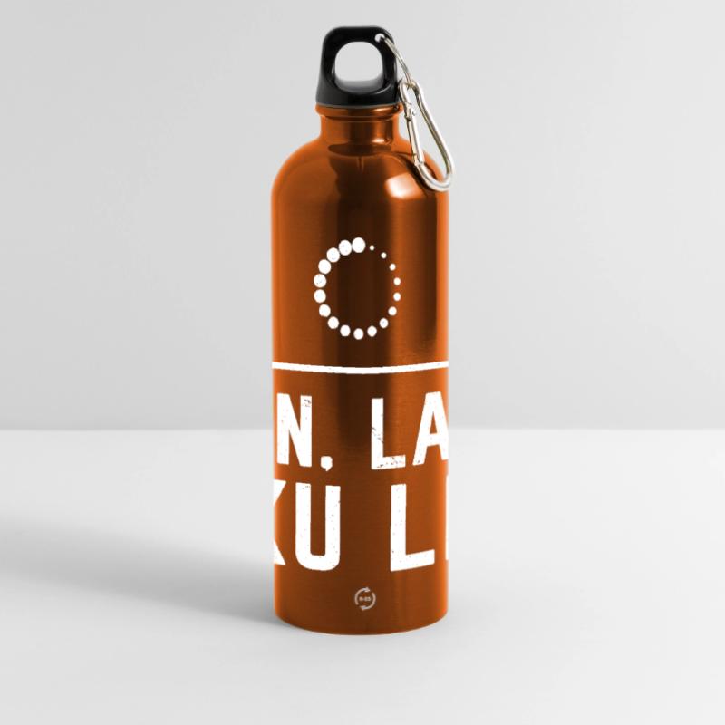 Coder WiFi. LOADING. BATTERY EMPTY FUNNY Panoramic Drinks Bottle with Carabiner 750 ml