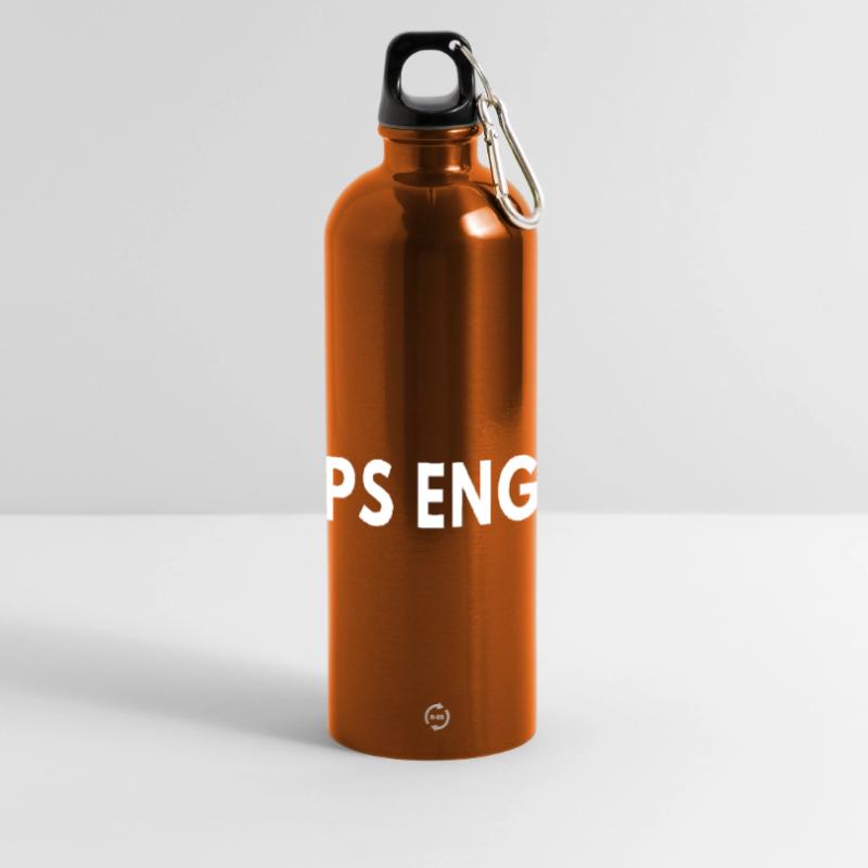 Ingénieur DevOps - Définition et codage techniques amusants Gourde panoramique avec mousqueton 750 ml