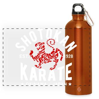 Shotokan Karate Okinawa Est. 1928 - Gourde panoramique avec mousqueton 750 ml - orange - Devant