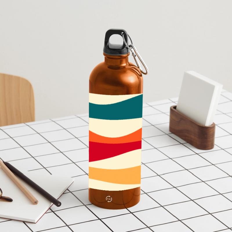 Constructivisme - ART MODERNE - CONTEXTE Gourde panoramique avec mousqueton 750 ml
