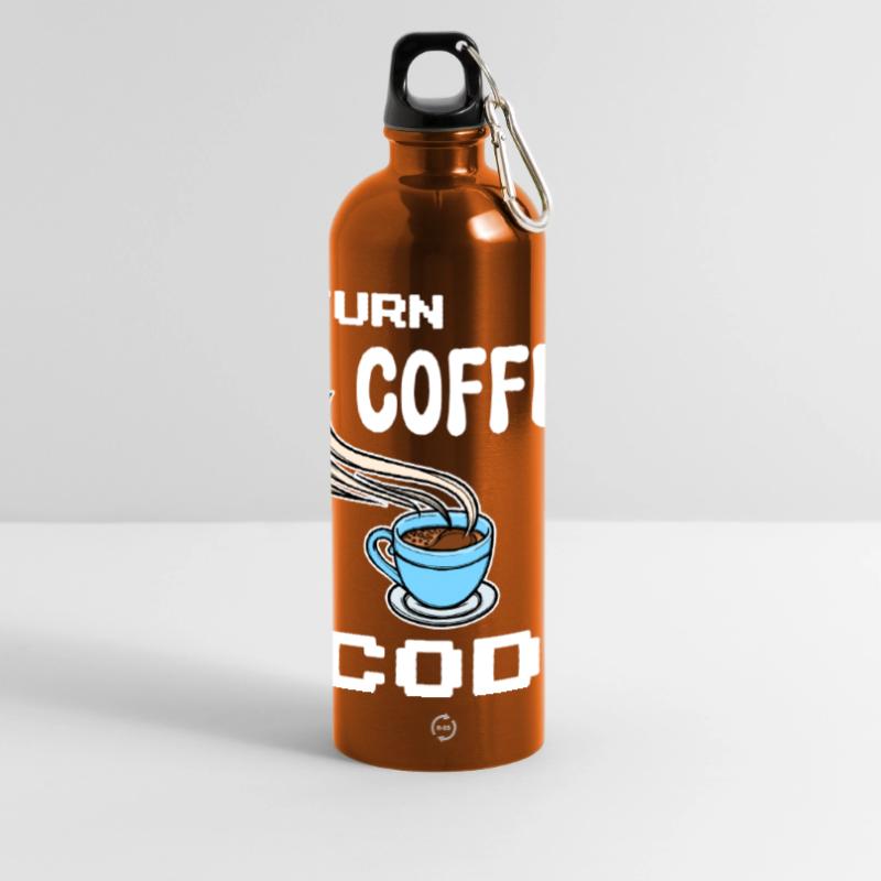 Developer Computergeek Statement Programmer Panoramic Drinks Bottle with Carabiner 750 ml