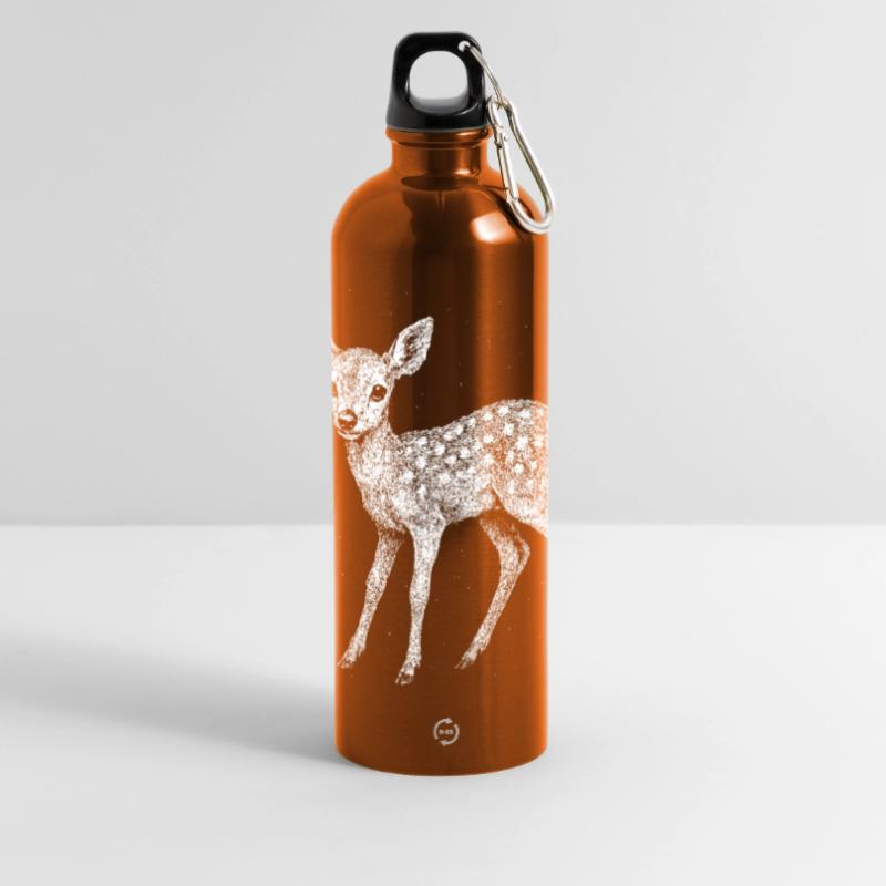 Faon Gourde panoramique avec mousqueton 750 ml