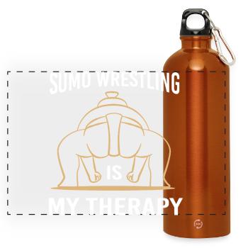 Sumo - Panorama Trinkflasche mit Karabiner 750 ml - Orange - Vorne