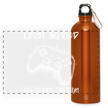 Niveau 30 Joueur Édition No Sleep - Gourde panoramique avec mousqueton 750 ml - orange - Devant